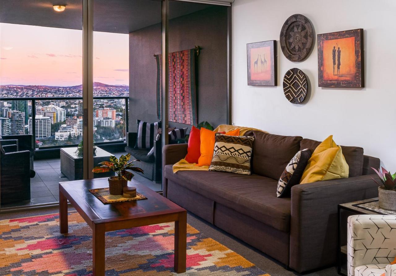 African Escape On Level 38 - Balcony With Views Brisbane Esterno foto